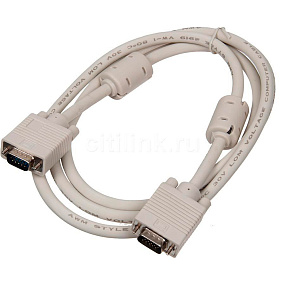 Кабель VGA (мама) - VGA (мама) (мониторный 1.8м)