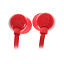 Наушники JBL T110 внутриканальные красные