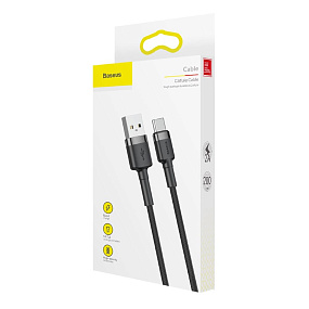 Дата кабель Type-C USB Baseus Cafule (CATKLF-CG1) 2м 2A черный