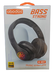 Bluetooth-наушники Abodos AS-WH17 полноразмерные черные(УЦЕНКА)б/у,потертости,царапины