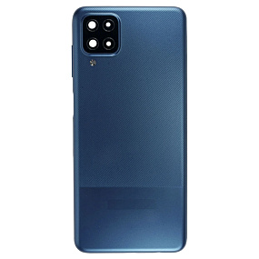 корпус для телефона Samsung A125F/A127F (A12/A12 Nacho) Задняя крышка (синий)