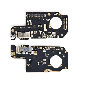 Шлейф Xiaomi Redmi Note 12 4G (23021RAA2Y) плата на системный разъем/микрофон - Премиум