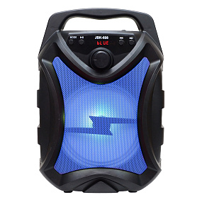 Колонка JBK-608 (Bluetooth/MicroSD/USB/FM/AUX) 5W синяя