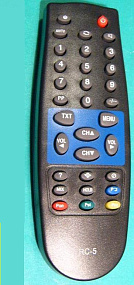 ТВ пульт HORIZONT RC-5 рыбка