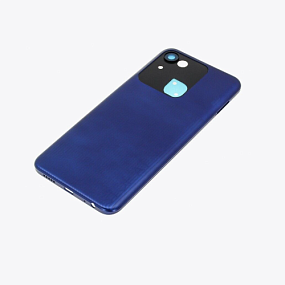 корпус для телефона Tecno Spark Go 2022 (KG5m) Синий задняя крышка