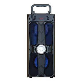 Колонка JBK-8833 (Bluetooth/TF/USB/FM/AUX/LED) 10W черная
