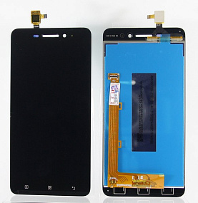 Дисплей для телефона Lenovo S60 в сборе с тачскрином Черный