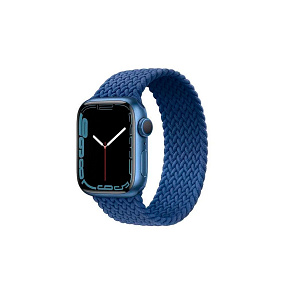 Ремешок Apple Watch Solo Loop плетеный 42/44/45mm (M) синий