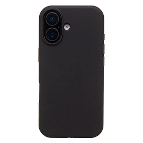 Кейс iPhone 17 Silicone Case без логотипа черный