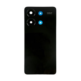 корпус для телефона Xiaomi Redmi Note 13 4G (23129RAA4G/23124RA7EO) Задняя крышка Черный - Премиум