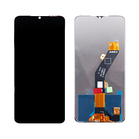 Дисплей для телефона Infinix Smart 7 HD (X6516) в сборе с тачскрином Черный - Оригинал