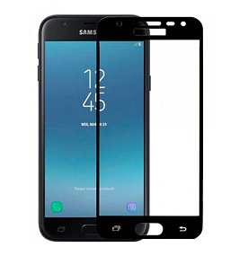 Защитное стекло Samsung J327 Galaxy J3 (2017) 2.5D черное