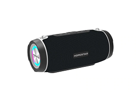 Колонка Hopestar H45 (Bluetooth/MicroSD/USB/FM/AUX/Microphone) влагозащищенная черная