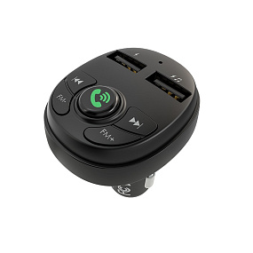 FM-модулятор Borofone BC26 (Bluetooth, MicroSD, 2USB, дисплей)