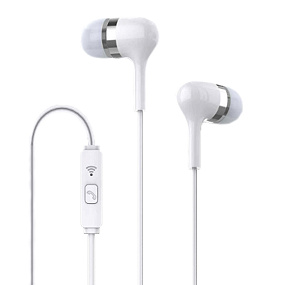 Наушники Abodos AS-ES52 внутриканальные с микрофоном белые