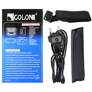 Радиоприемник GOLON RX-435BT черно-коричневый