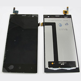 Дисплей для телефона Highscreen Zera S (rev.S) в сборе с тачскрином Черный
