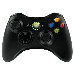 Геймпад Microsoft XBOX 360 14кн. беспроводной черный (УЦЕНКА)только для консоли XBOX 360