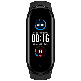 Фитнес-браслет Xiaomi Mi Band 5 черный (УЦЕНКА) Не товарный вид