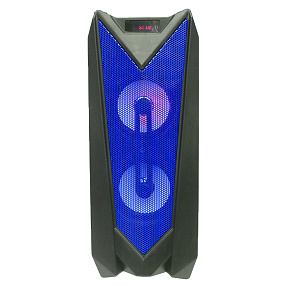Колонка JBK-8877 (Bluetooth/MicroSD/USB/FM/AUX) 10W синяя