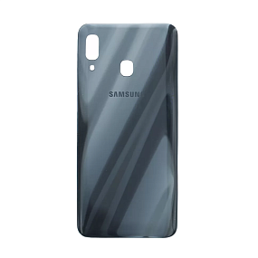 корпус для телефона Samsung A205F (A20) Задняя крышка (черный)