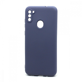 Силиконовый чехол для Samsung A115/M115 Galaxy A11/M11 New Era серый