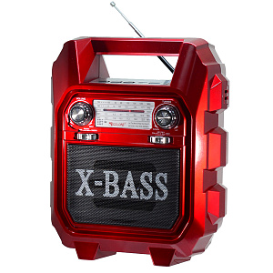 Радиоприемник-Колонка GOLON RX-688BT красный