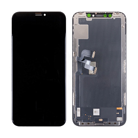 Дисплей для телефона iPhone X в сборе Черный - DD (Hard OLED, Full HD)