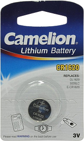 Таблетка Camelion CR1620 1BL 1шт 