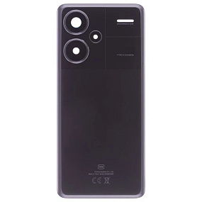 корпус для телефона Xiaomi Redmi Note 13 Pro+ (23090RA98C) Задняя крышка Черный - Премиум