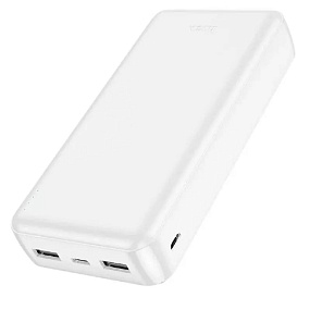 Портативное зарядное устройство Hoco J100A 2USB/Micro/Type-C 20000mAh белый