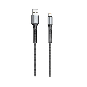 Дата кабель lightning USB - USB VFan X22 3A 1м черный