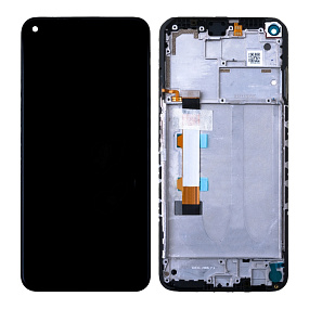 Дисплей для телефона Xiaomi Redmi Note 9T модуль Черный - Оригинал