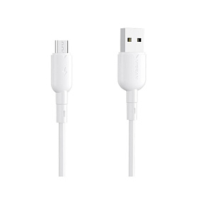 Дата кабель micro USB - USB VFan X11 3A 1м черный