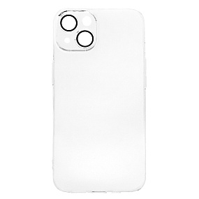 Кейс iPhone 14 пластик PC073 с закрытой камерой камерой прозрачный