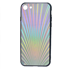 Кейс iPhone 7/8 пластик PS67 серебро (УЦЕНКА) царапина