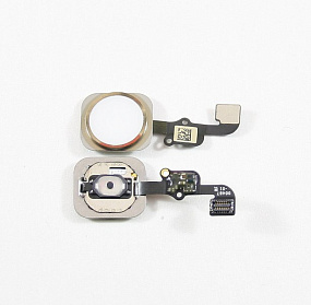 Шлейф iPhone 6S/6S Plus на кнопку HOME в сборе Золото