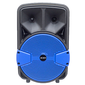 Колонка JBK-0901S (Bluetooth/USB/TF/FM/TWS/AUX) 12W синяя