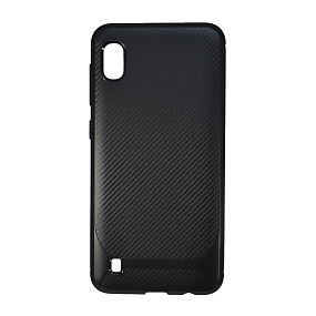 Силиконовый чехол для Samsung A105 Galaxy A10 SC149 карбон черный