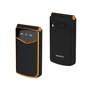 Мобильный телефон Maxvi E11 Black-gold