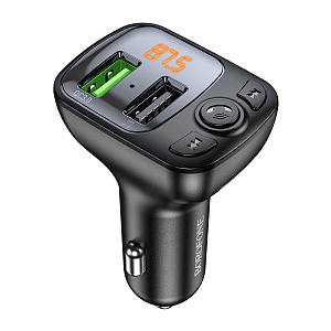 FM-модулятор Borofone BC41 (Bluetooth, 1A, 2USB, QC3.0 черный