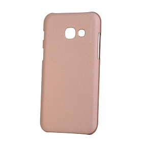 Задняя накладка для Samsung A320 Galaxy A3 (2017) X-Level Metallic розовый