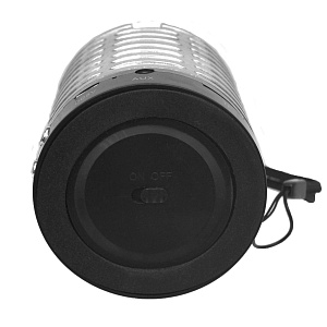 Колонка AK889 (Bluetooth/MicroSD/USB/FM/AUX) серебро