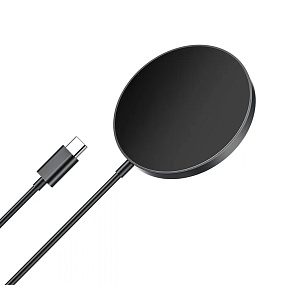 Беспроводное зарядное устройство Borofone BQ11 Flash magnetic Type-C 1м черный