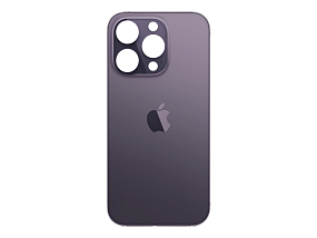 Задняя крышка iPhone Xr под 13 Pro/14 pro/15 Pro (стекло) фиолетовый orig fabric