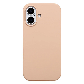 Кейс iPhone 17 Silicone Case без логотипа золотой