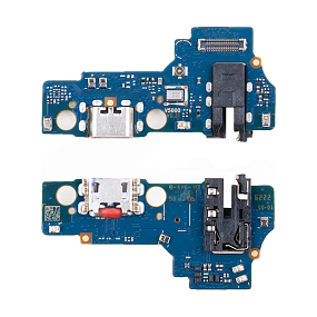 Шлейф Realme C30s (RMX3690) плата на системный разъем/разъем гарнитуры/микрофон - Премиум