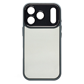 Кейс iPhone 17 Pro силикон PC090 серый