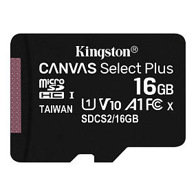 MicroSD 16Gb Kingston Class 10 100Mb/s без адаптера