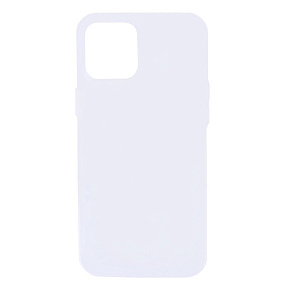 Кейс iPhone 12 Pro Max пластик PC091 матовый прозрачный белый